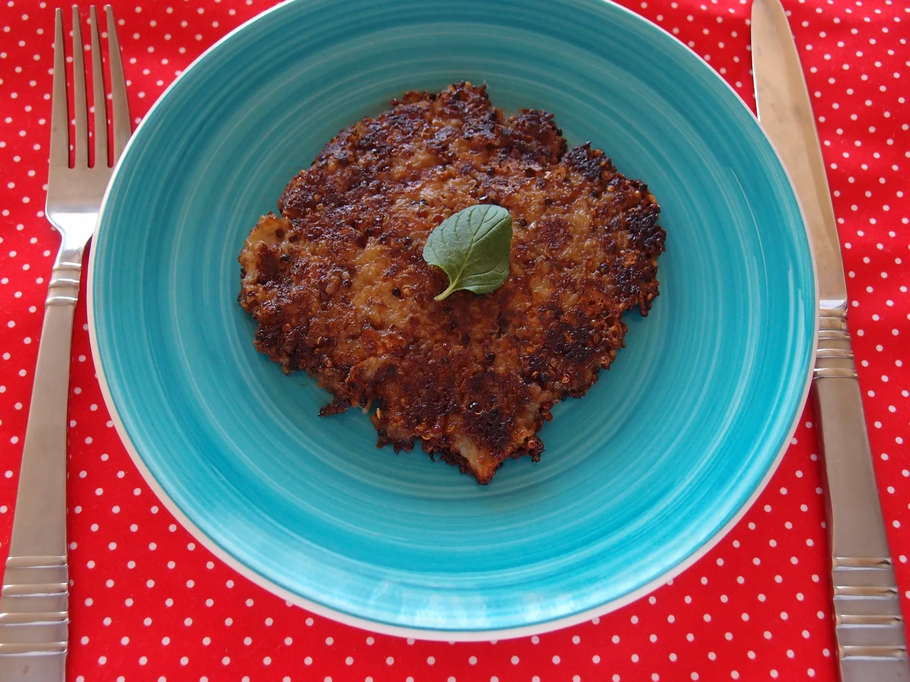 Original plant-based recipe plated with Western tableware